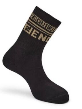 Fendi FF Knit Socks Black Medium
Made in Italy